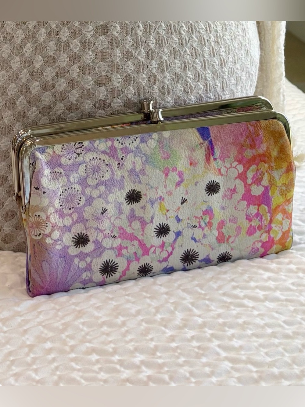 HOBO Lauren Double Frame Clutch Wallet 10th Anniversary Limited Ed International